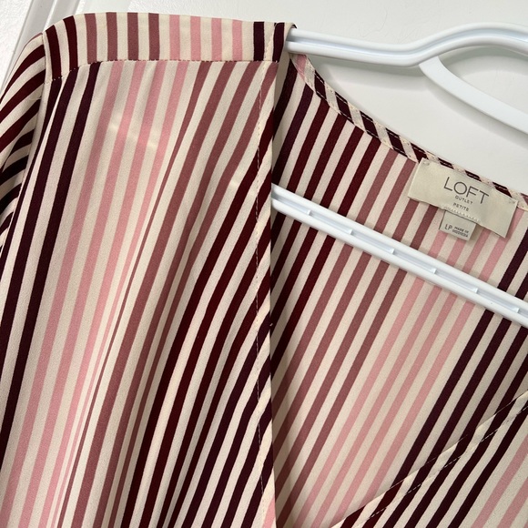 LOFT Striped Blouse - Picture 3 of 5